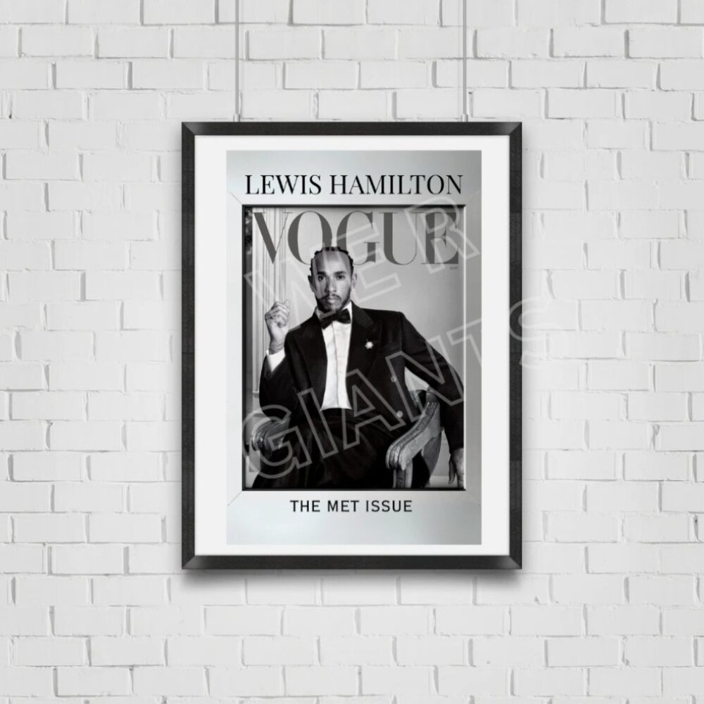 Lewis Hamilton The Met Issue 11x17 Art Print